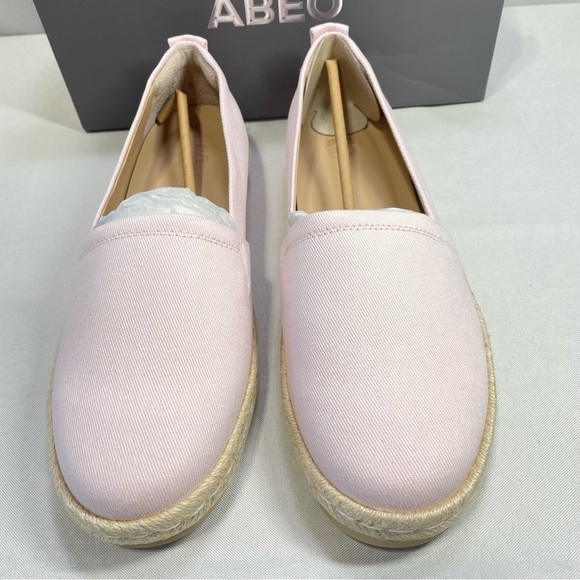 ABEO Women's Isle Slip On Shoes Size 11 Pink Canvas Preppy Casual Vacation Comfy - Picture 1 of 13